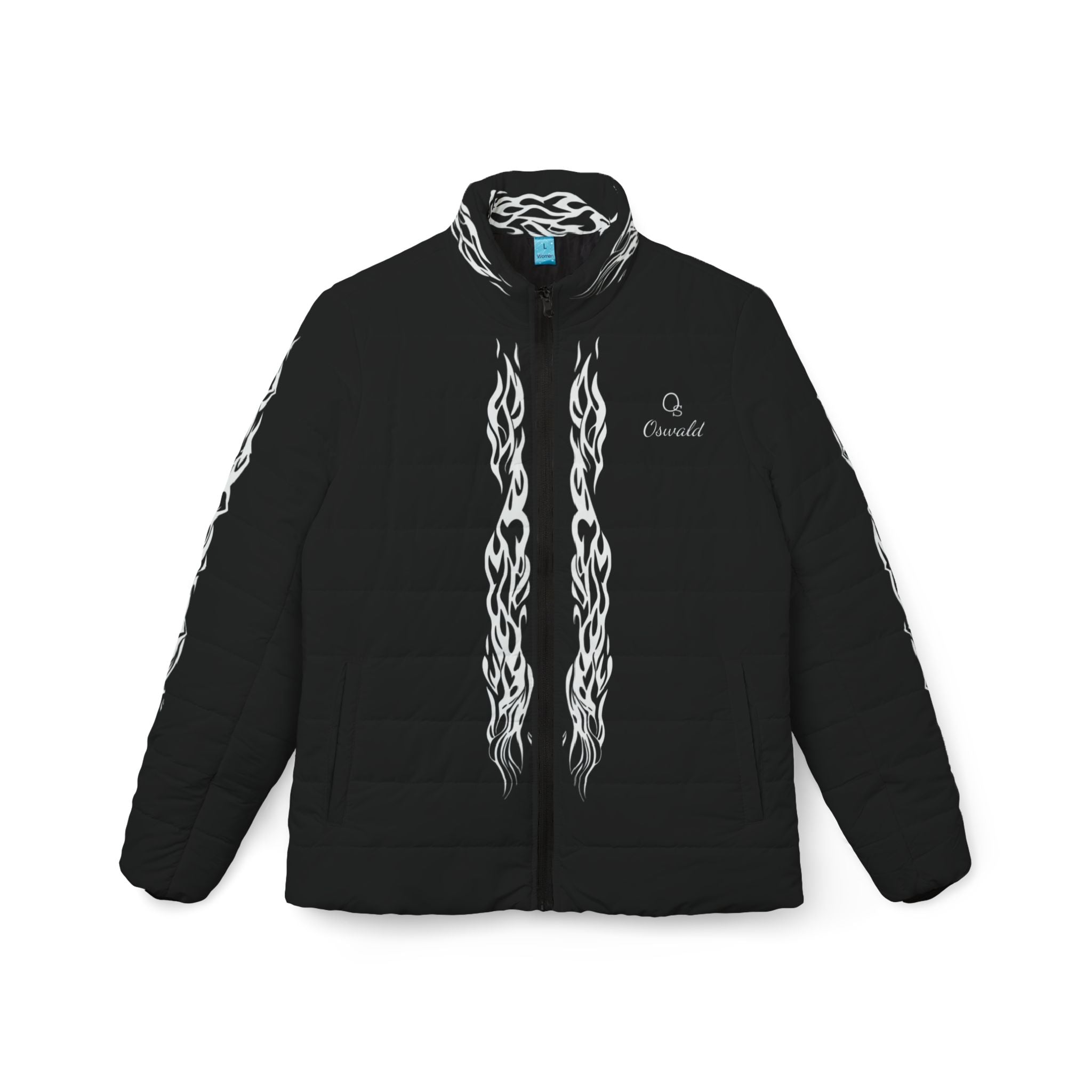 Women’s Puffer Jacket — Black