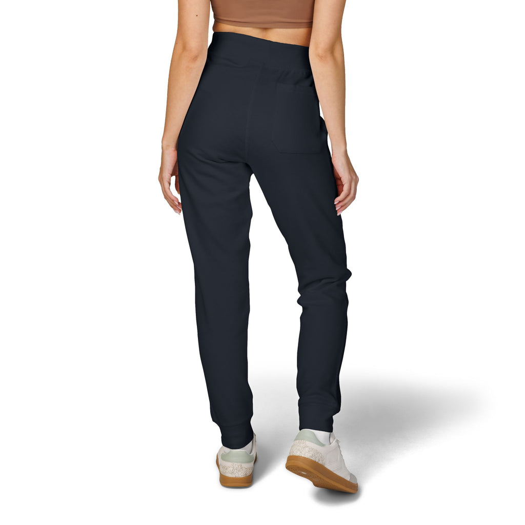 Embroidered Fleece Sweatpants — Minimalist Logo Joggers