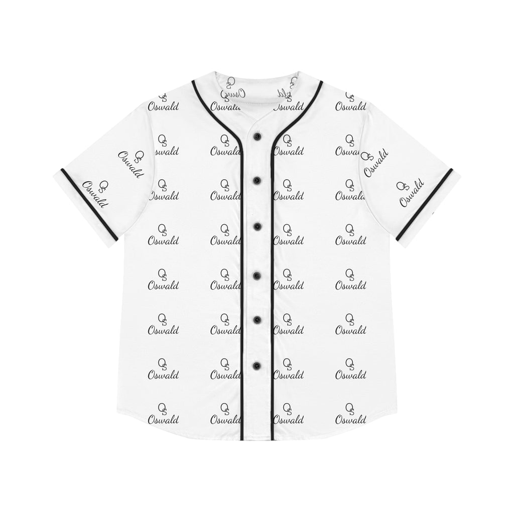 Women's Baseball Jersey — Monogram Logo All-Over Print