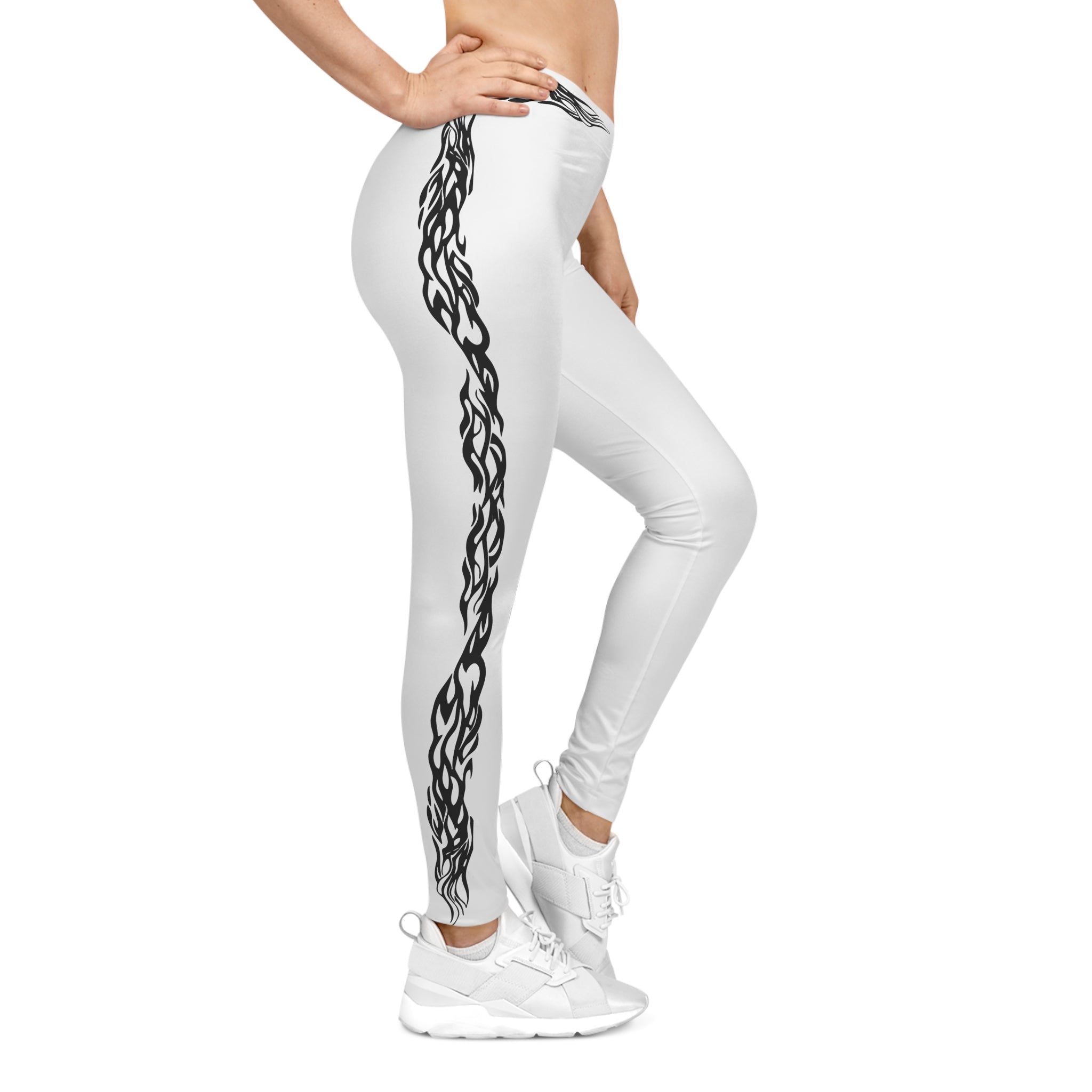 Oswald Sleek  Leggings — White