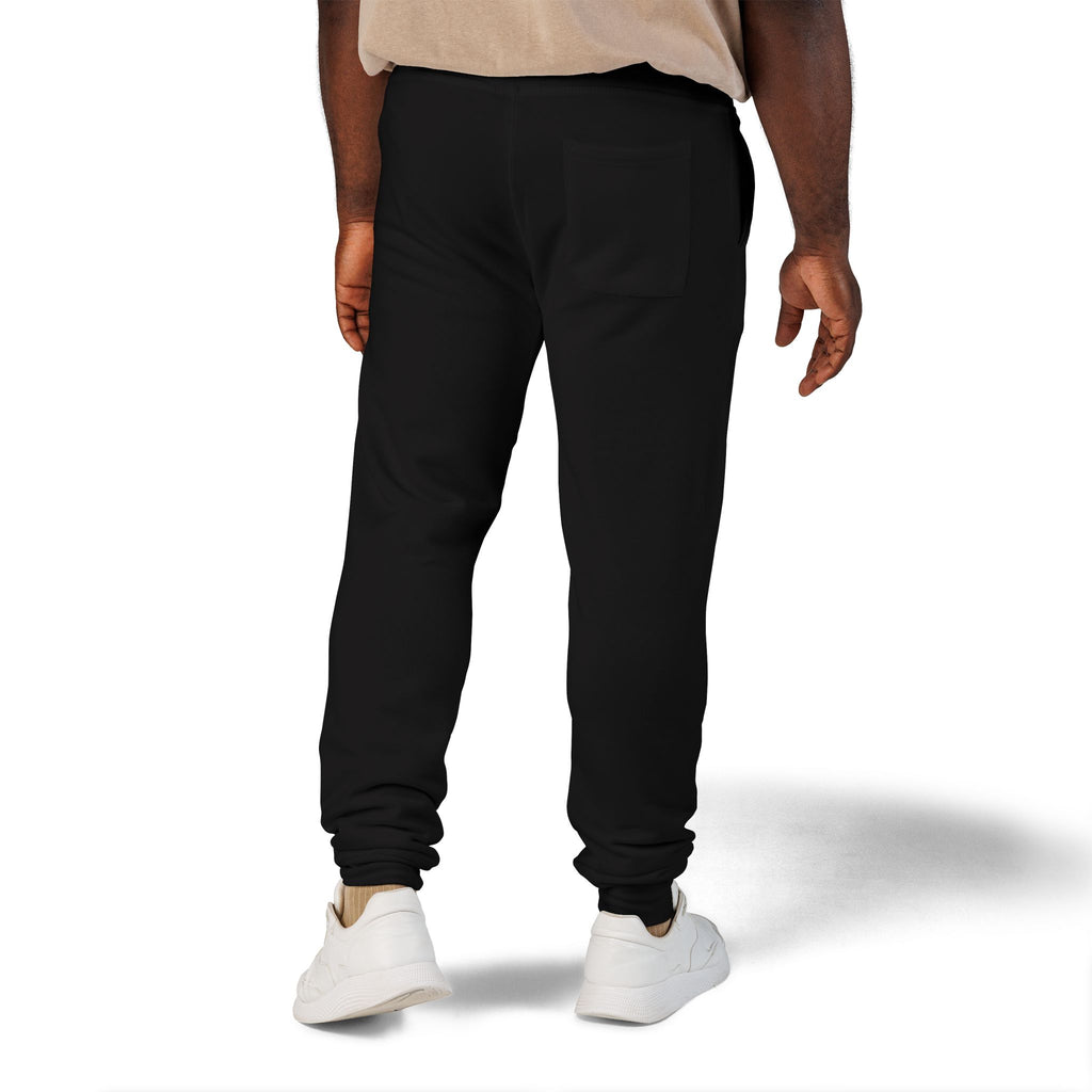 Embroidered Fleece Sweatpants — Minimalist Logo Joggers
