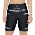 Women's Workout Shorts — Athletic Black Biker Shorts
